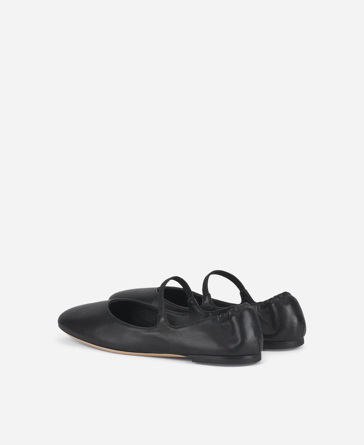 Agl Ballerina in pelle Nero Iris Economico