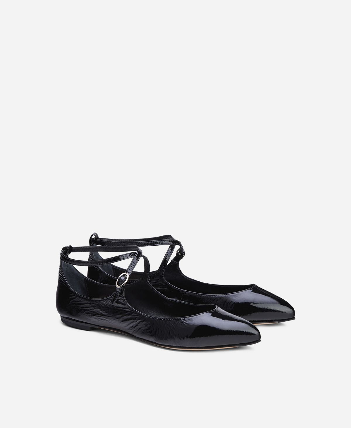 Agl Ballerina in pelle Nero Softy Ballet Online