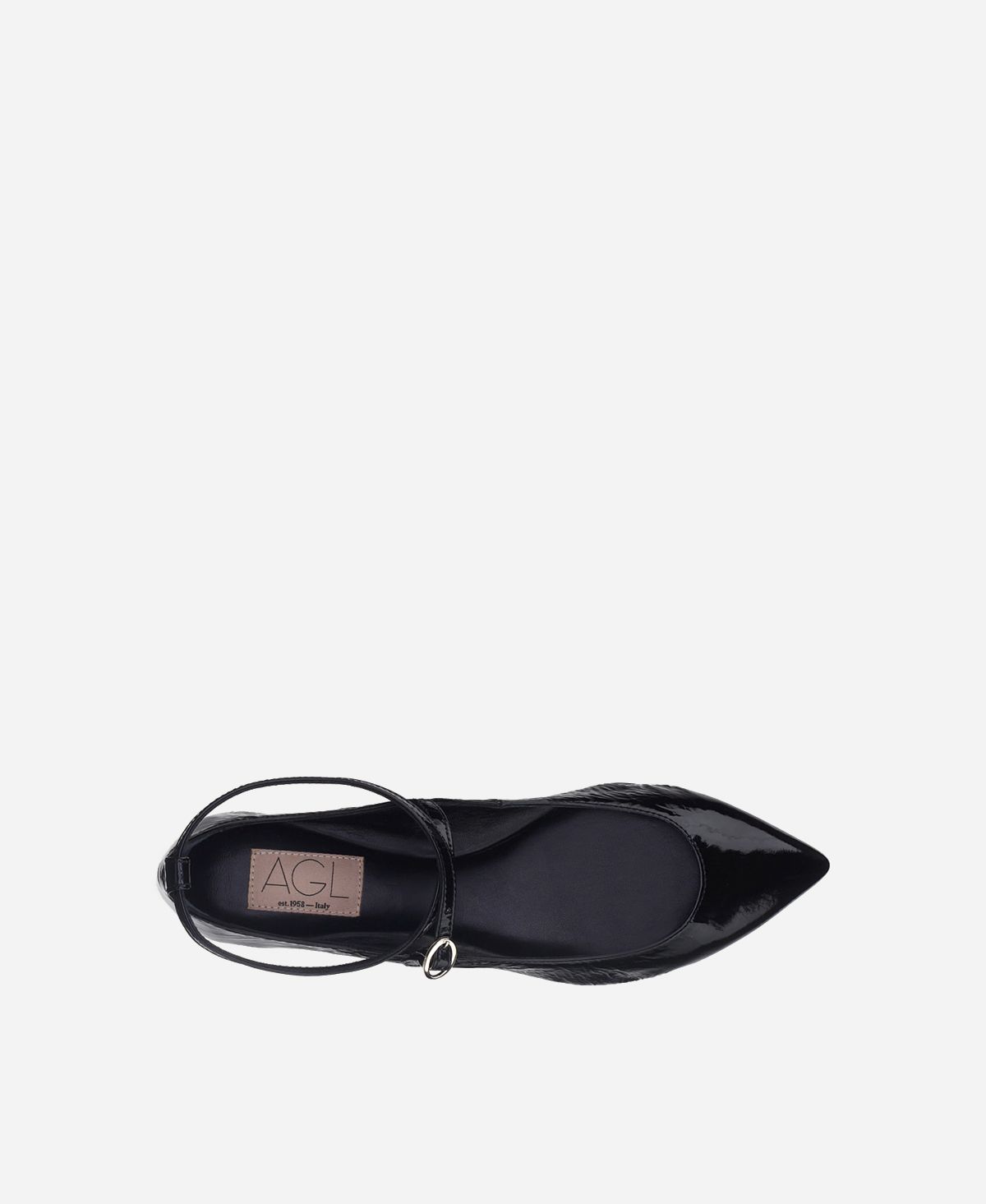 Agl Ballerina in pelle Nero Softy Ballet Online