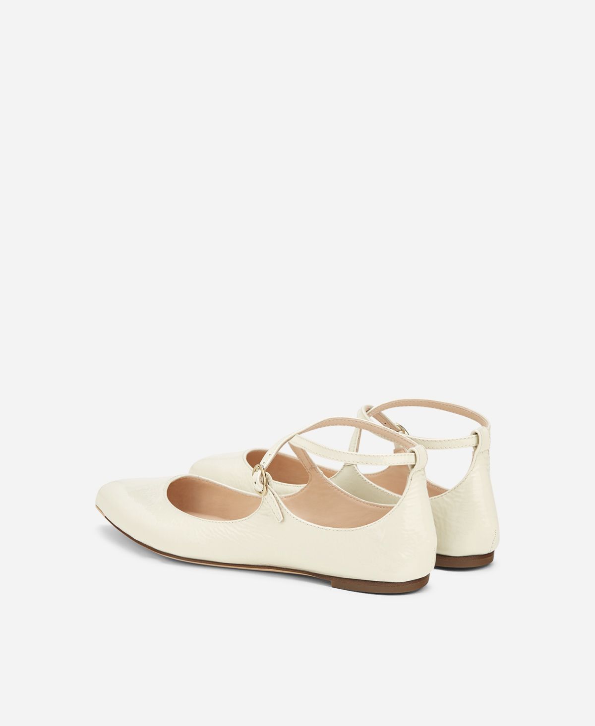 Agl Ballerina in pelle Crema Softy Ballet Outlet