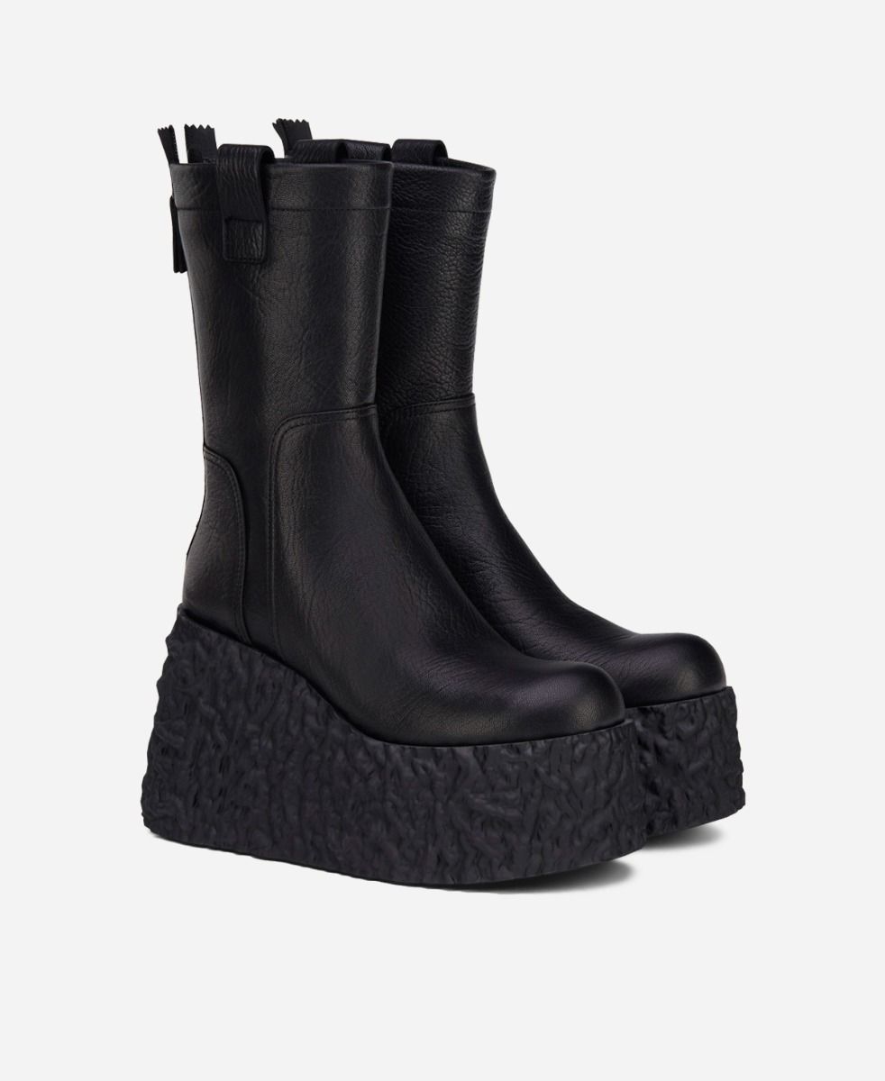 Agl Stivaletto in pelle Nero LAVA BOOTIE Offerte