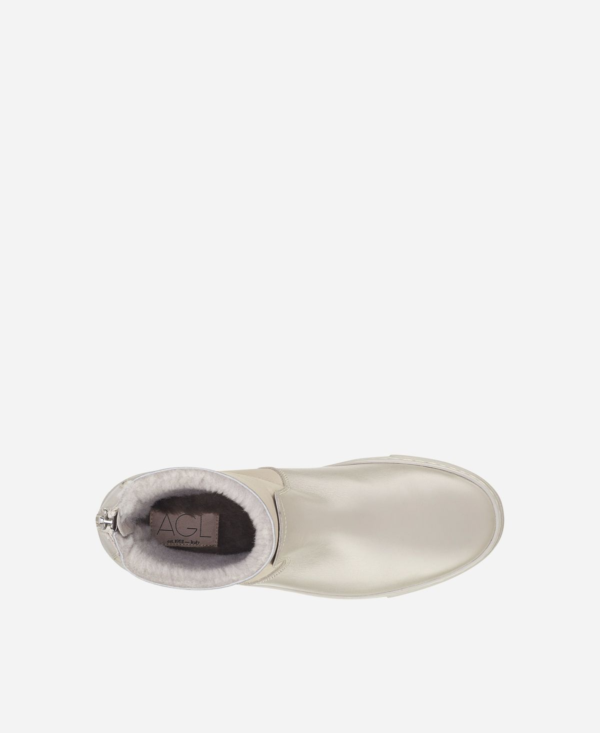 Agl Sneaker con shearling Crema MEGHAN WARM In Saldo