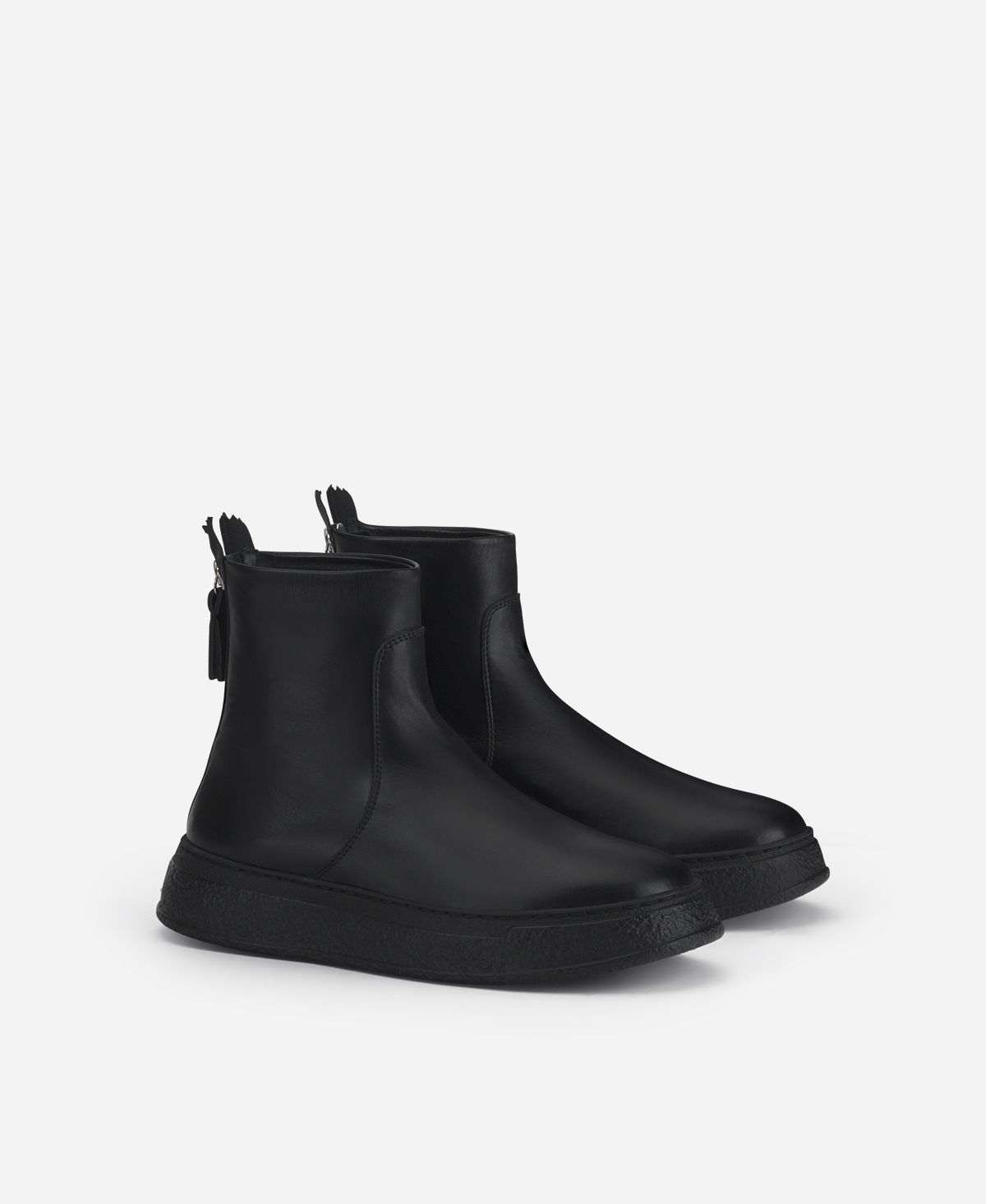 Agl Stivaletto in pelle Nero Giuly Italia