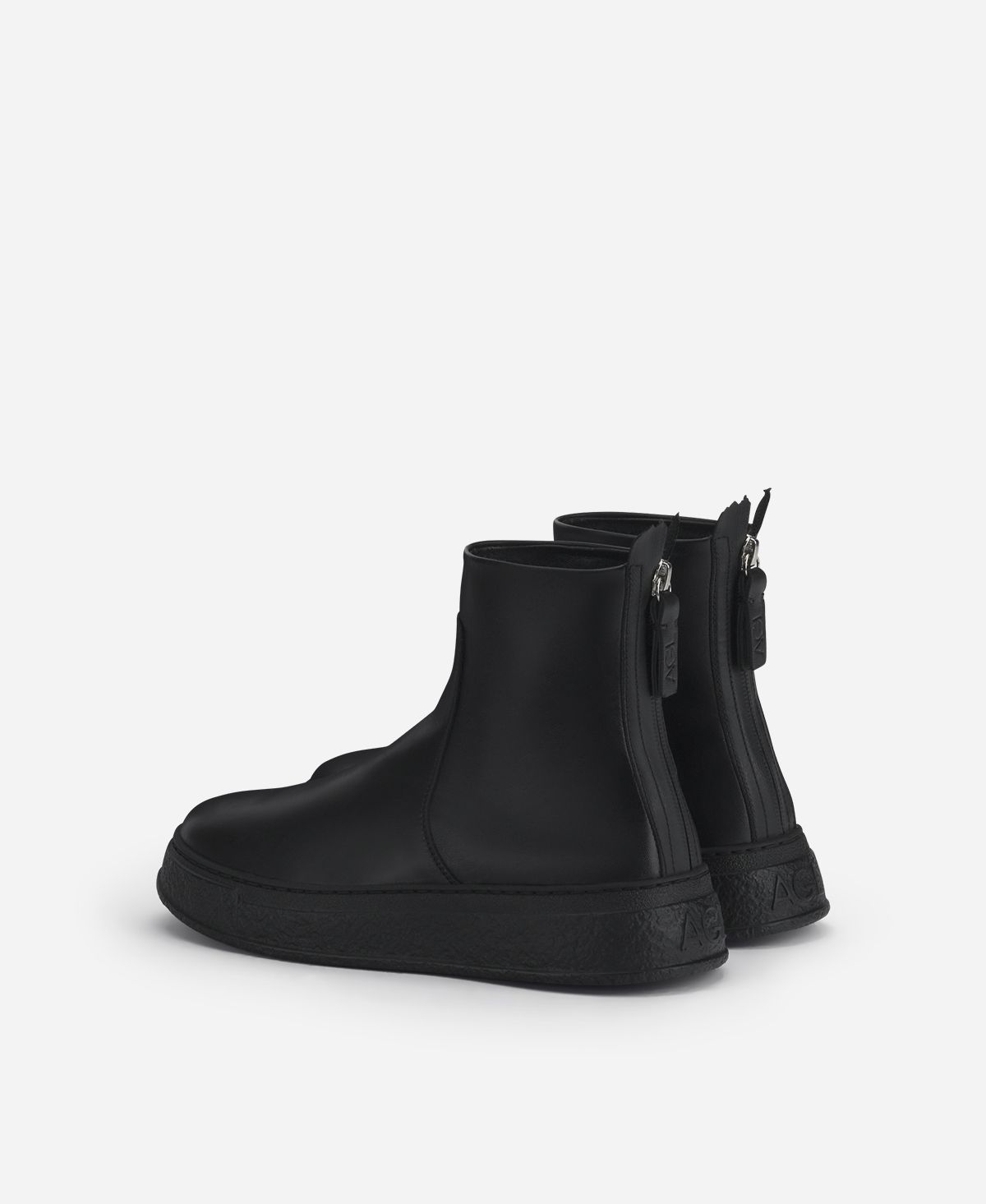 Agl Stivaletto in pelle Nero Giuly Italia