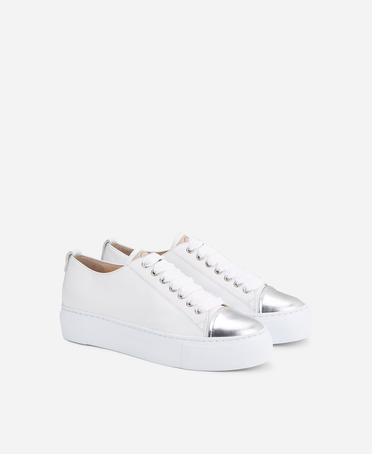 Agl Sneaker con puntina Bianco Mollie Consegna Veloce