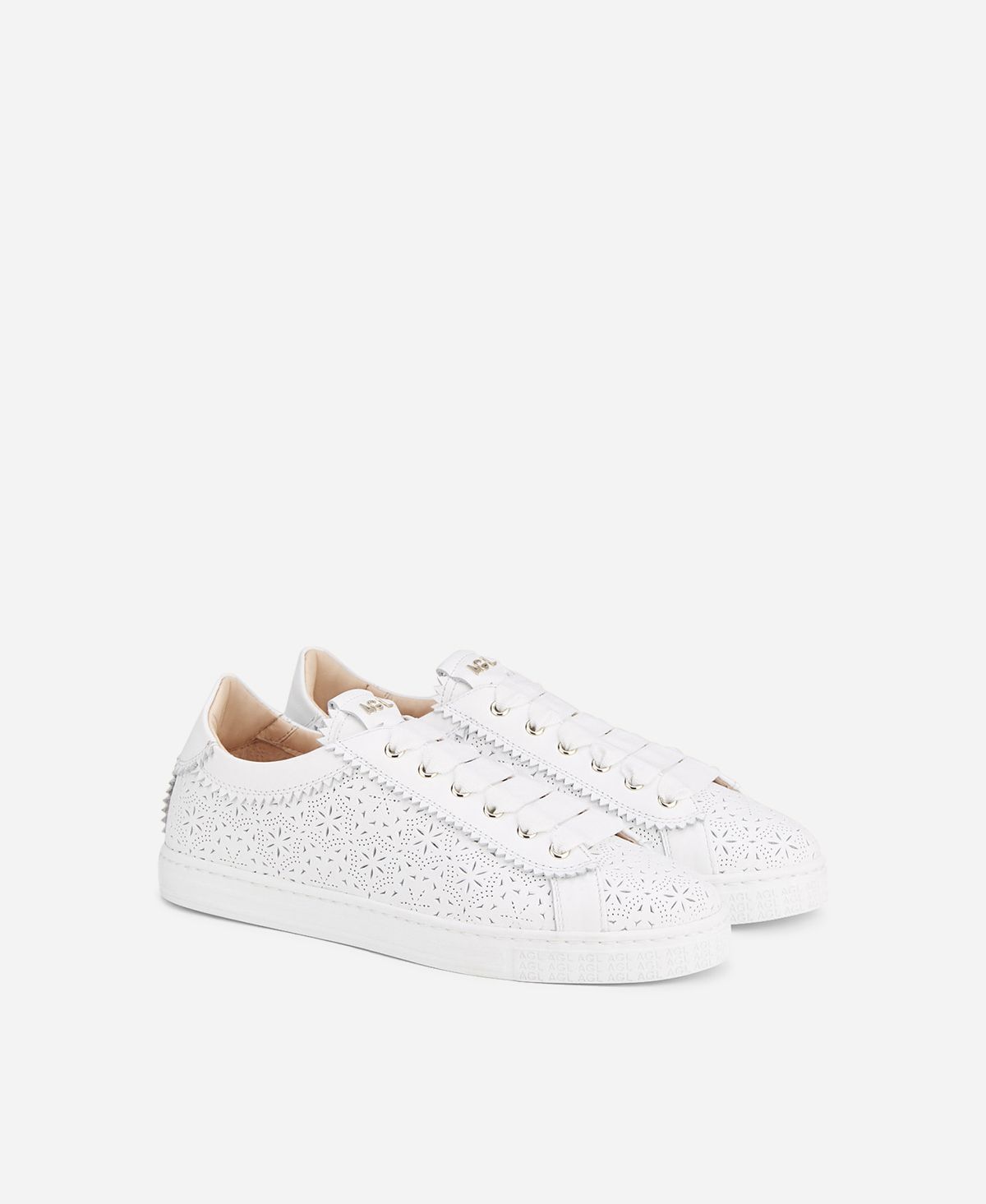 Agl Sneaker perforata Bianco Sade Spring Shopping Online