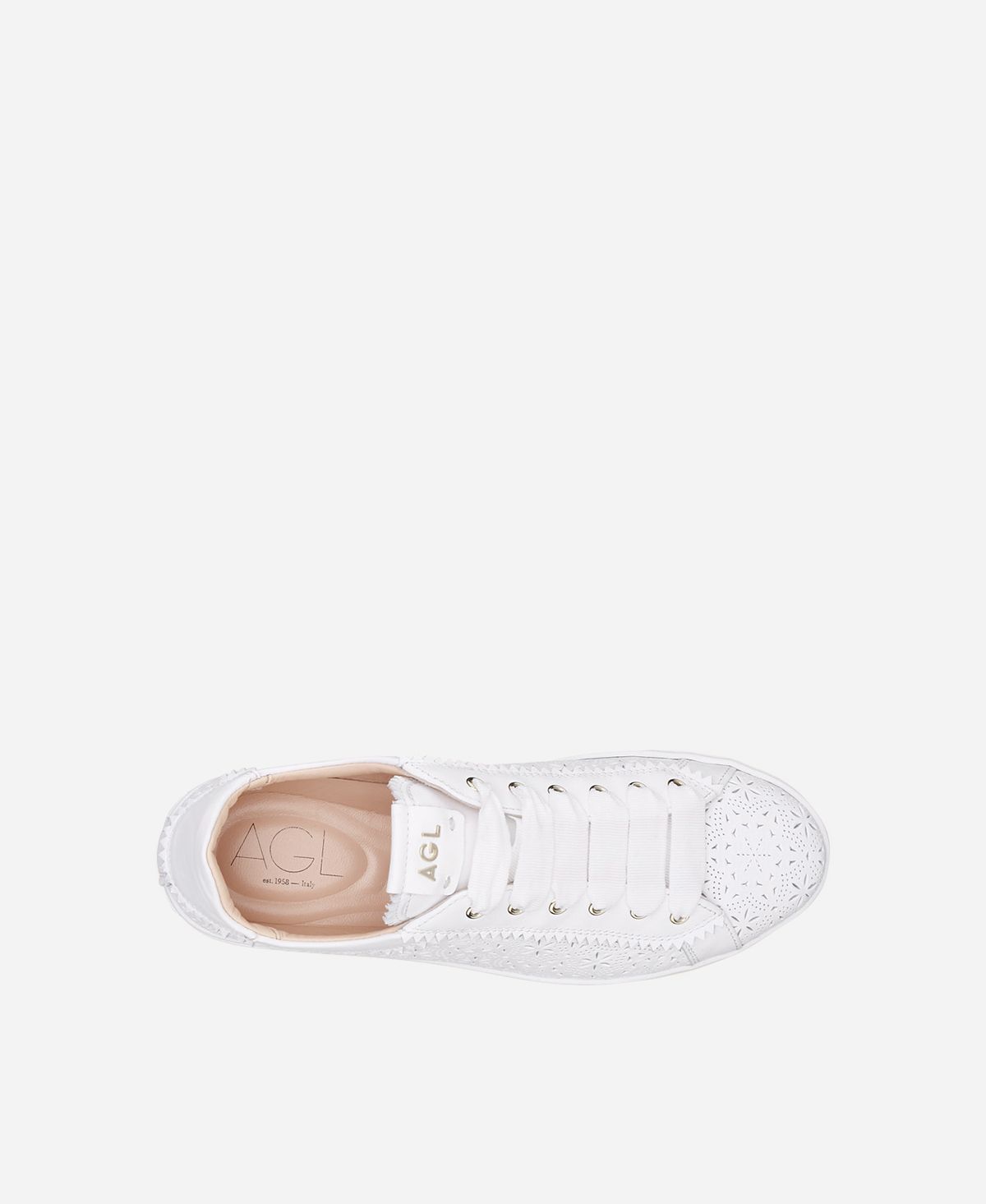 Agl Sneaker perforata Bianco Sade Spring Shopping Online