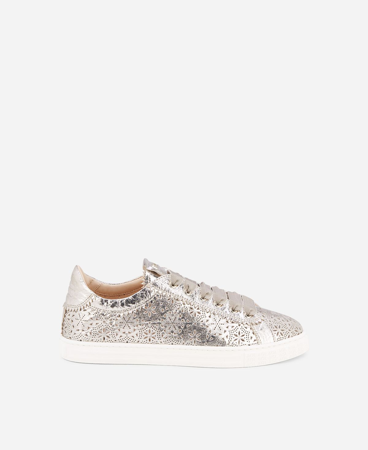 Agl Sneaker perforata Platino Sade Spring