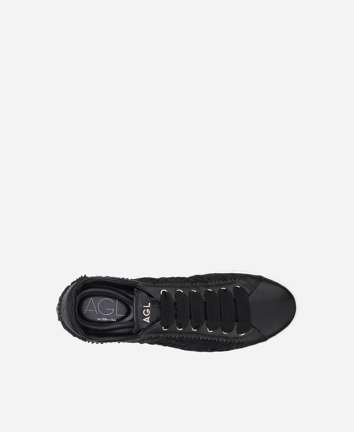 Agl Sneaker in pizzo Nero Sade Fabric Prezzo Ridotto