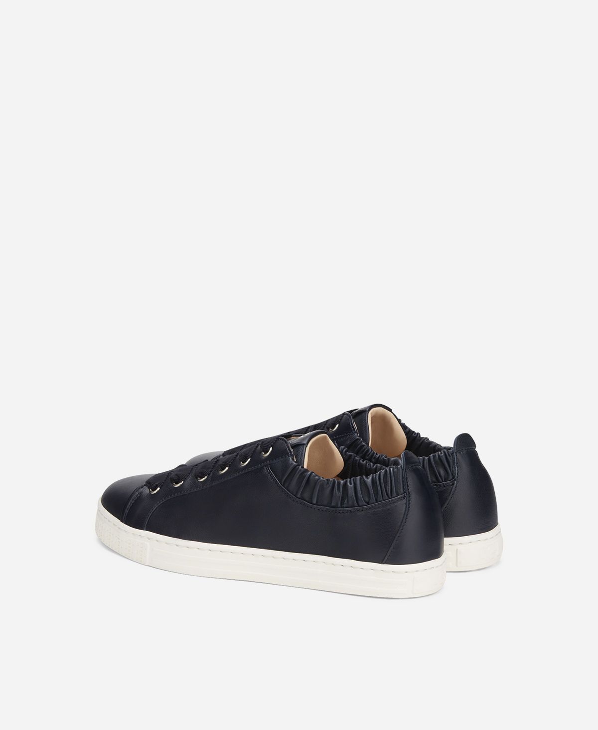 Agl Sneaker in pelle con elastico Blu SUZIE Ultimi due giorni