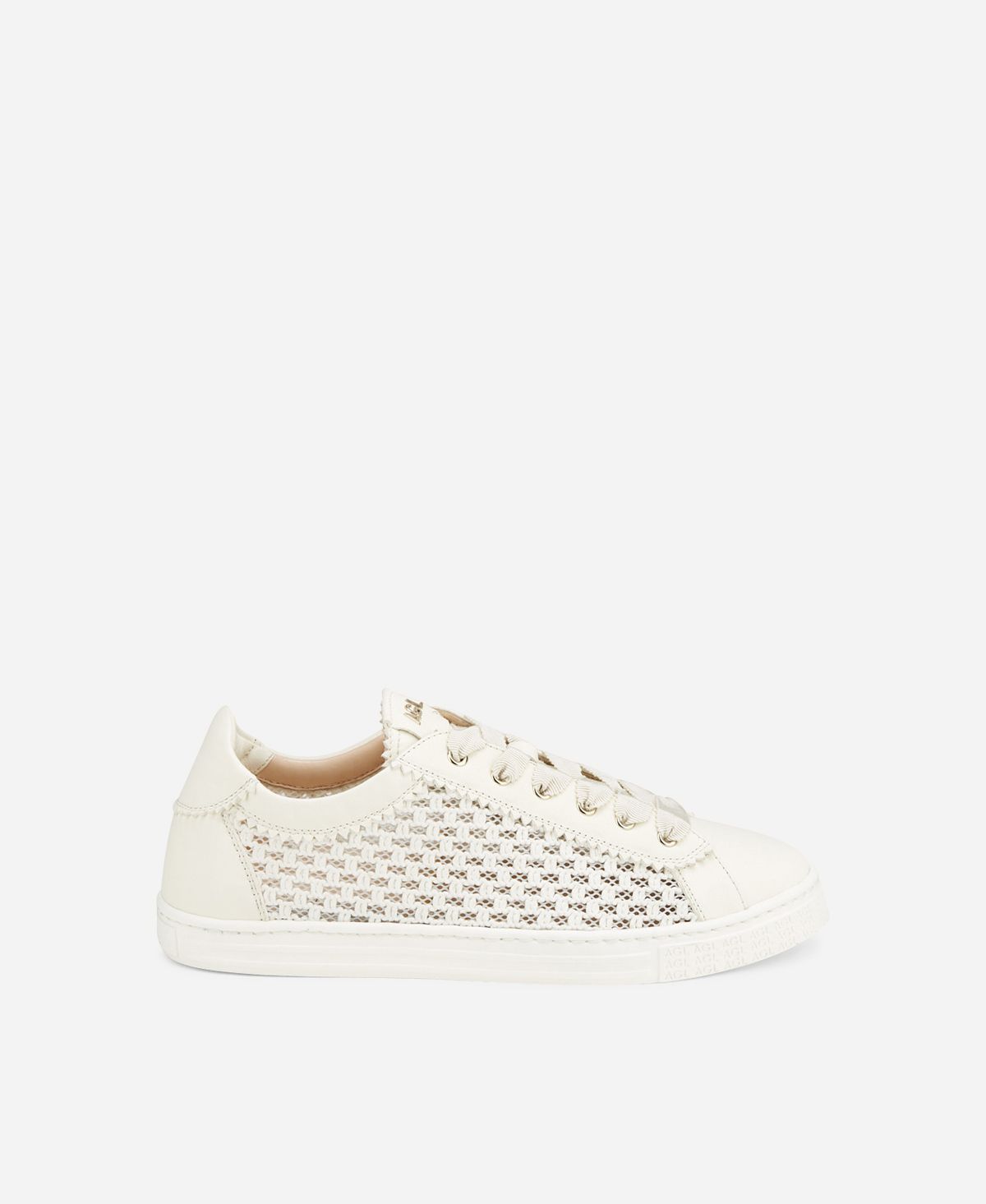 Agl Sneaker con trama Bianco Sade Plots
