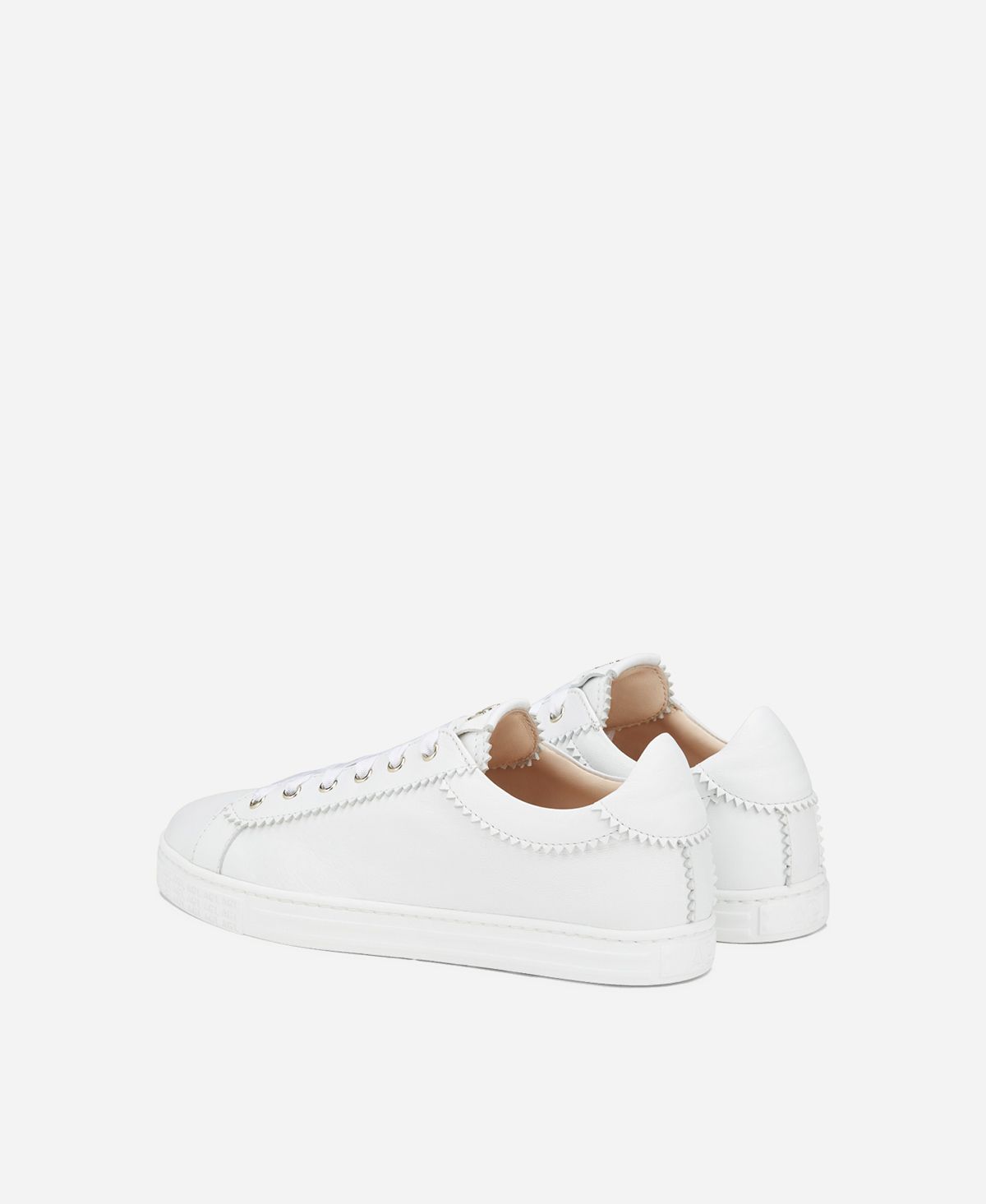 Agl Sneaker in pelle con elastico Bianco Sade Economico