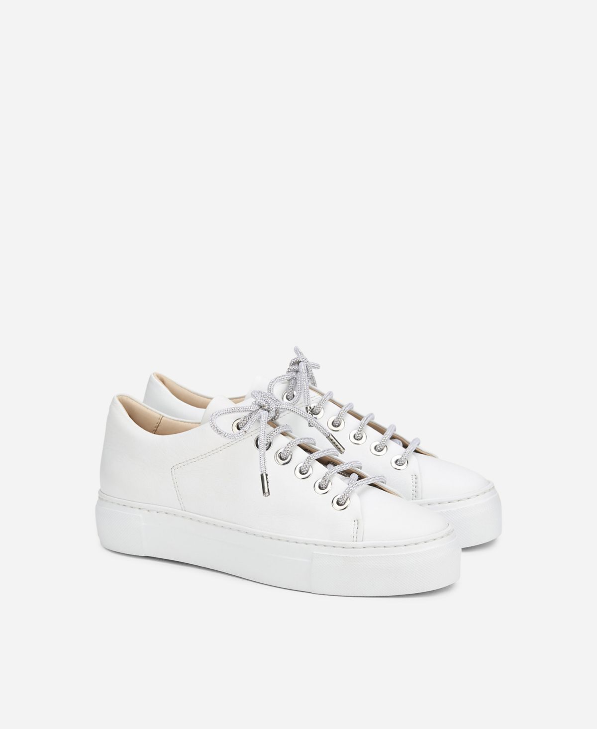 Agl Sneaker con lacci gioiello Bianco Crystal Outlet