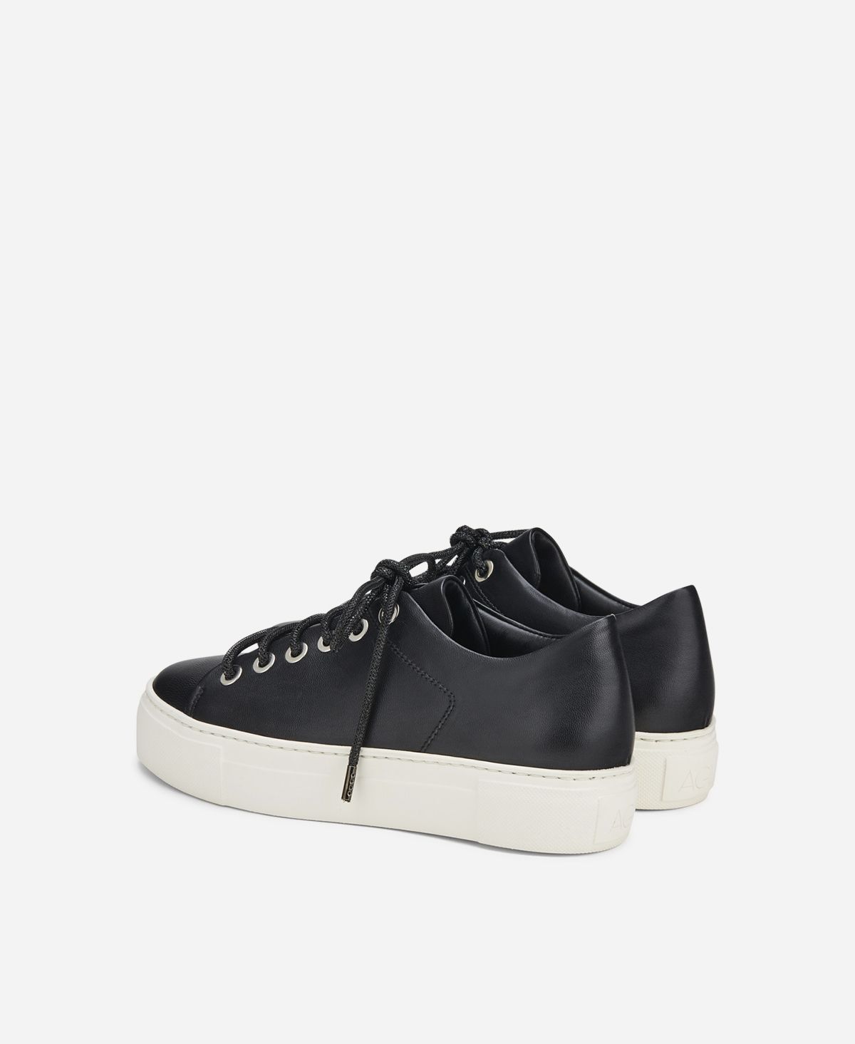 Agl Sneaker con lacci gioiello Nero Crystal In Vendita