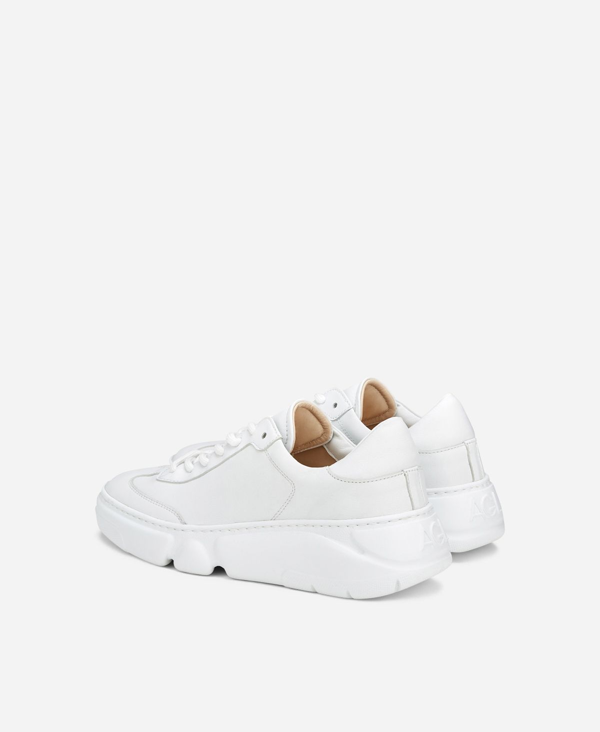 Agl Sneaker in pelle Bianco Emilie Pure Saldi