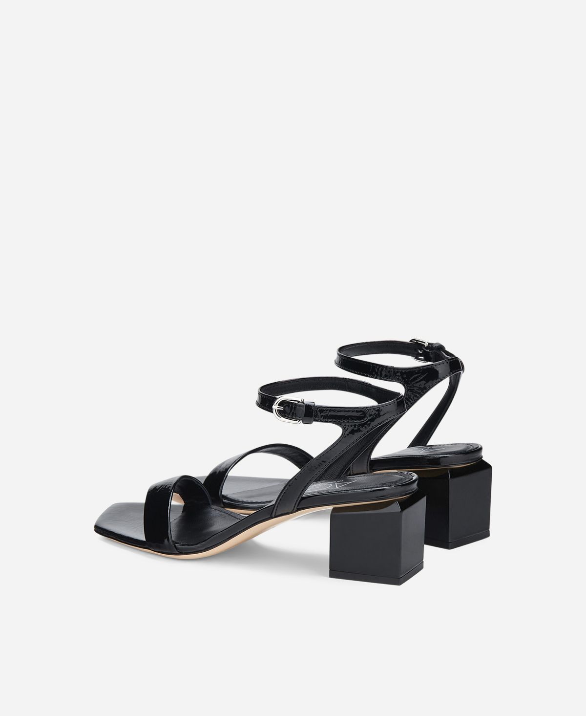 Agl Sandalo con tacco cubico Nero Angie Vendita Calda