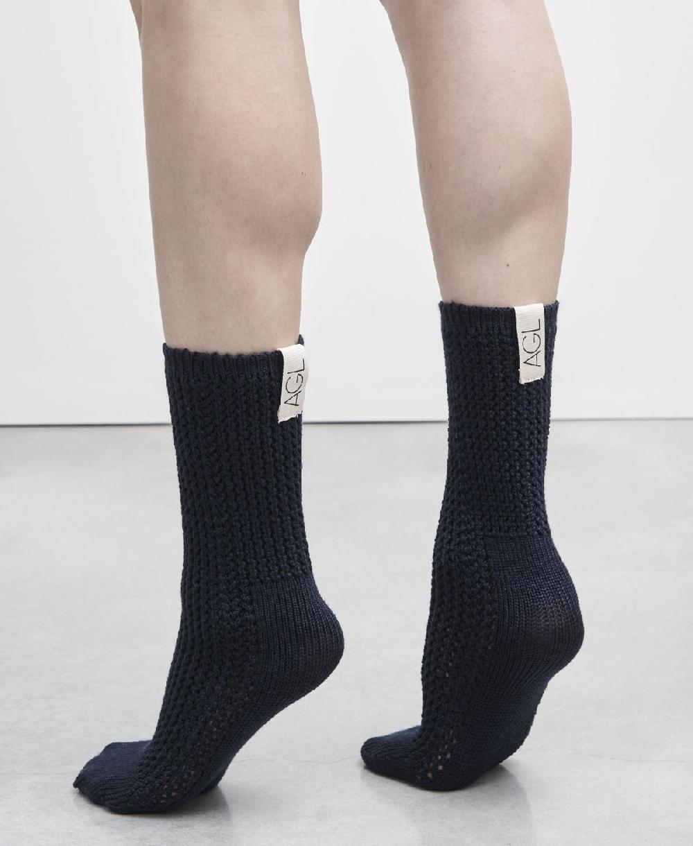 Agl Calze di lana Blu SOCK Qualità Garantita