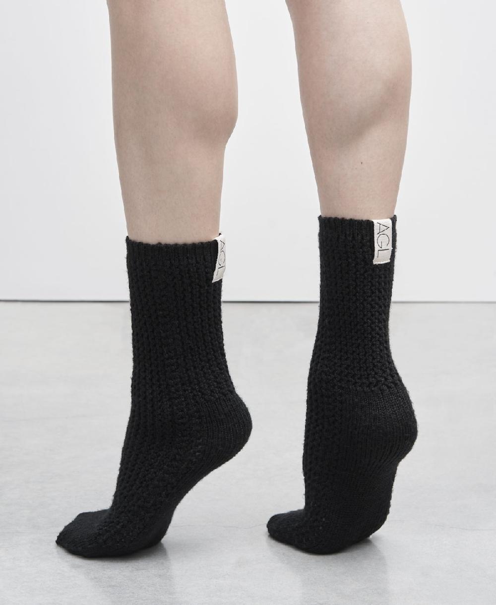 Agl Calze di lana Nero SOCK Consegna Veloce