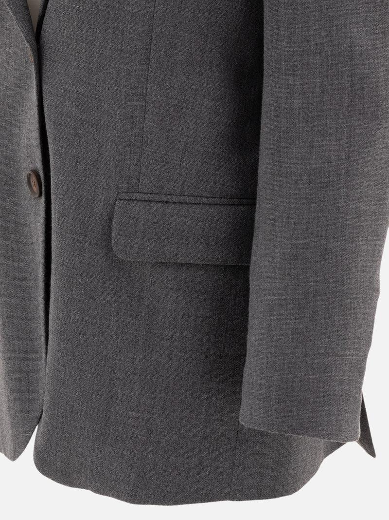 Vietti Brunello Cucinelli Blazer monopetto in misto lana Ultimi tre giorni