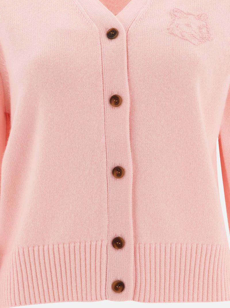 Vietti Maison Kitsuné Cardigan con ricamo "Fox Head" Promozione temporanea
