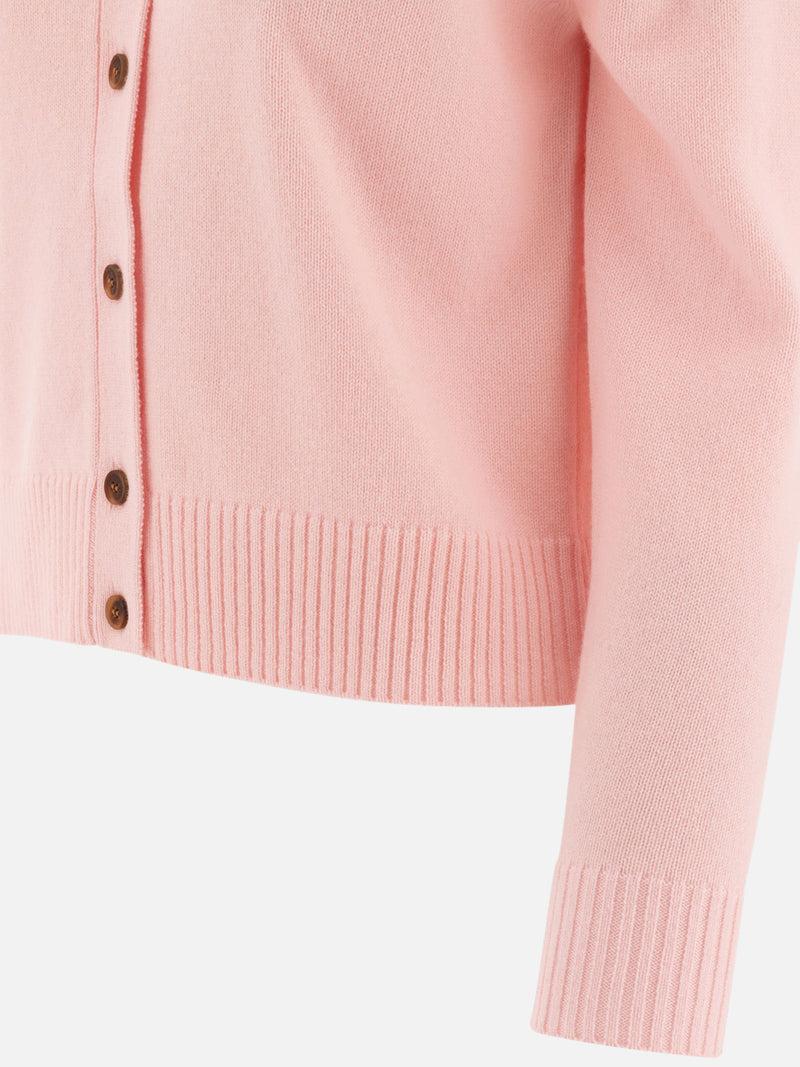 Vietti Maison Kitsuné Cardigan con ricamo "Fox Head" Promozione temporanea