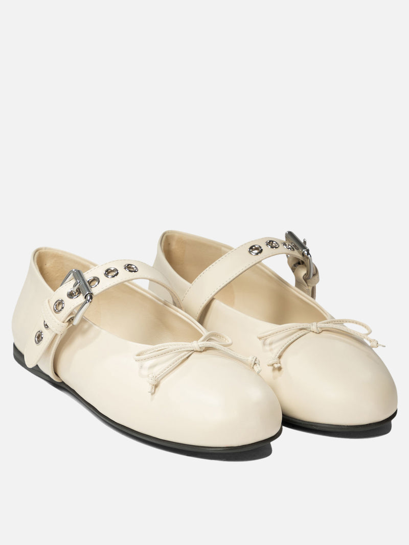 Vietti Miu Miu Ballerine in pelle Sostegno trimestrale
