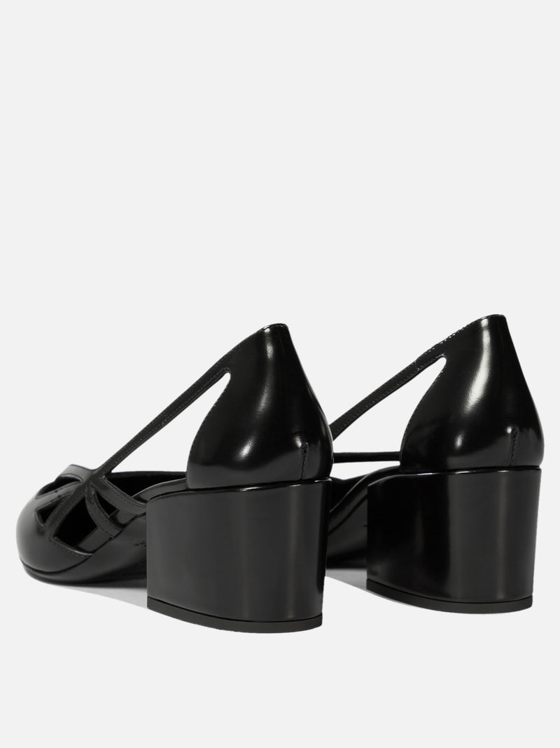 Vietti Prada Décolleté cut-out in pelle spazzolata Duty-free