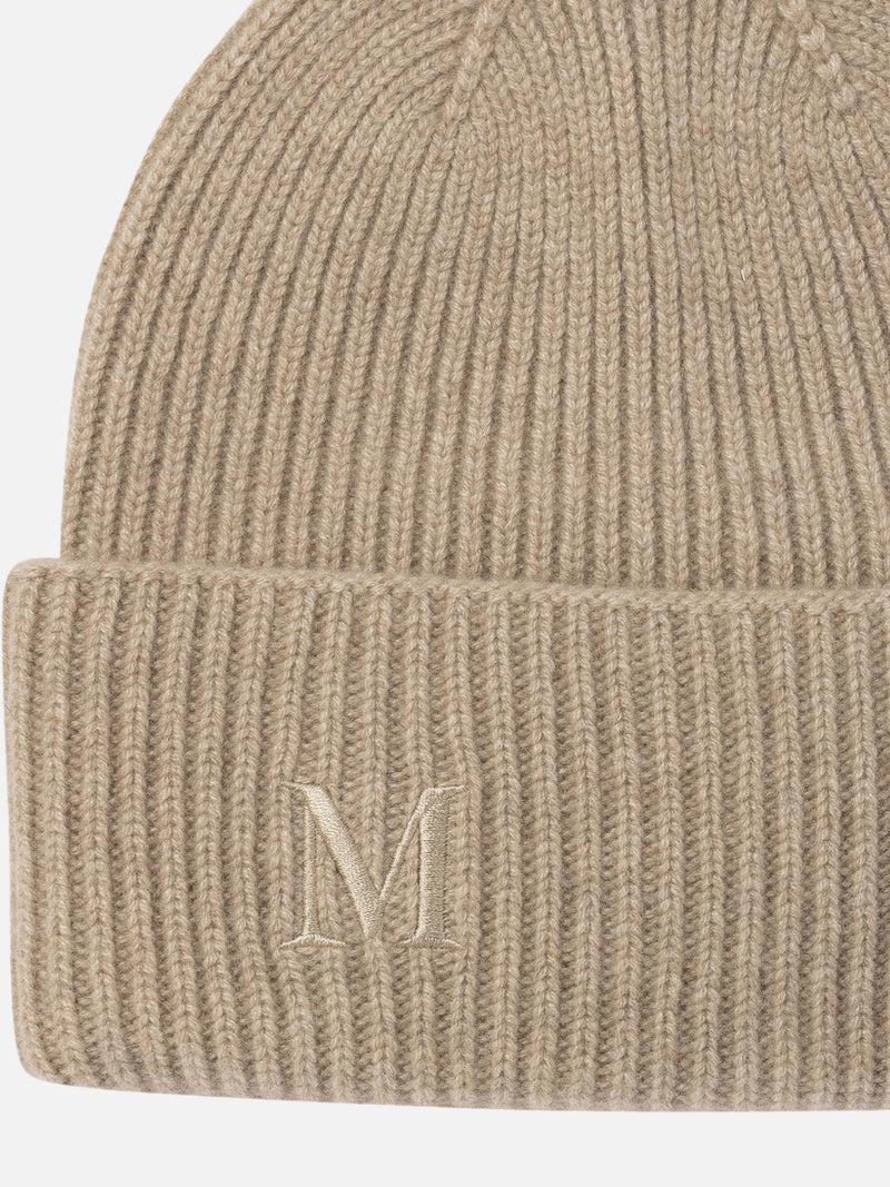 Vietti Max Mara Berretto in cashmere a coste Economico