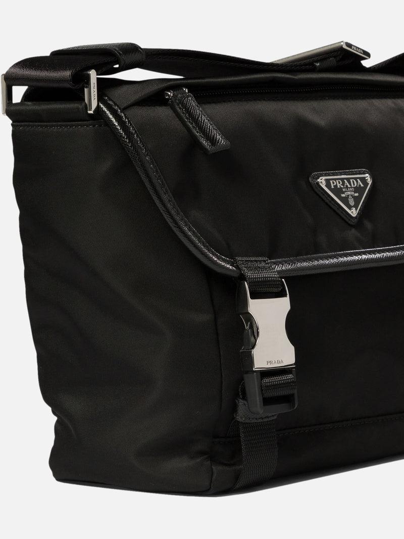 Vietti Prada Borsa a tracolla in Re-Nylon e Saffiano Online Outlet