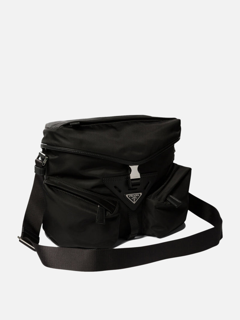 Vietti Prada Borsa con tracolla in Re-Nylon e pelle Offerta temporanea