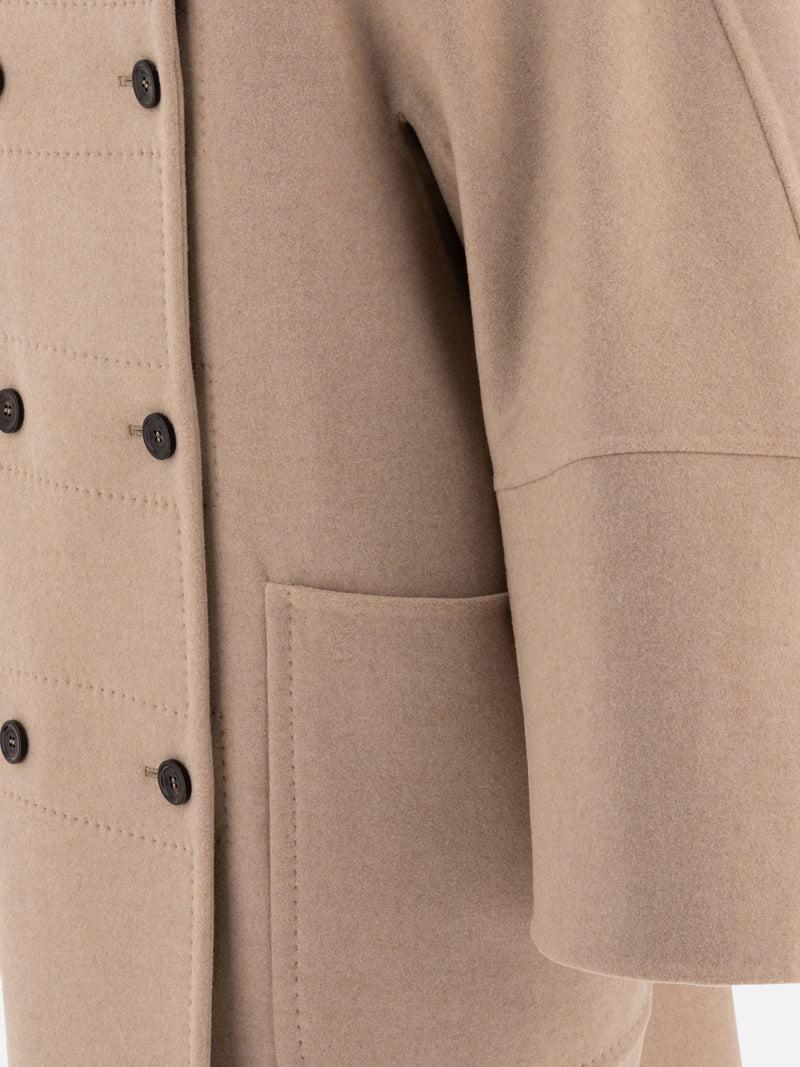Vietti Max Mara Cappotto doppiopetto in lana e cashmere Rilascio limitato