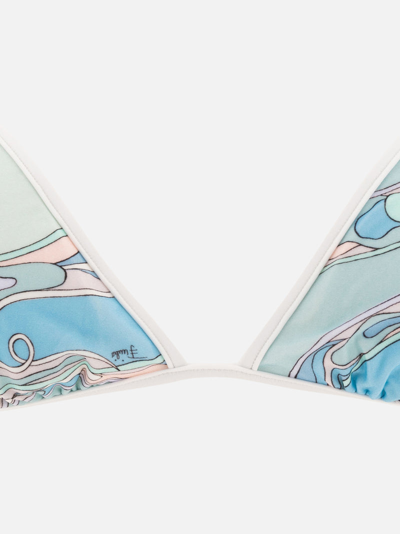 Vietti Pucci Top bikini con stampa Orchidee Fino al 55% di sconto