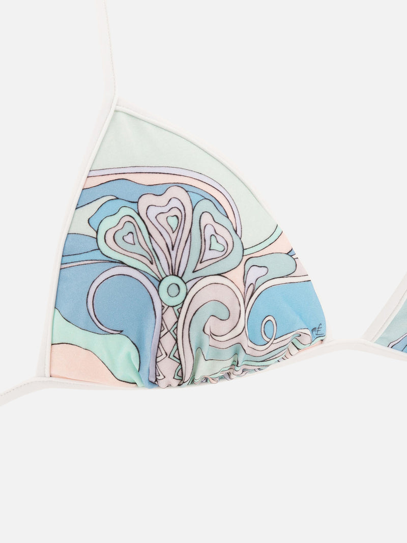 Vietti Pucci Top bikini con stampa Orchidee Fino al 55% di sconto