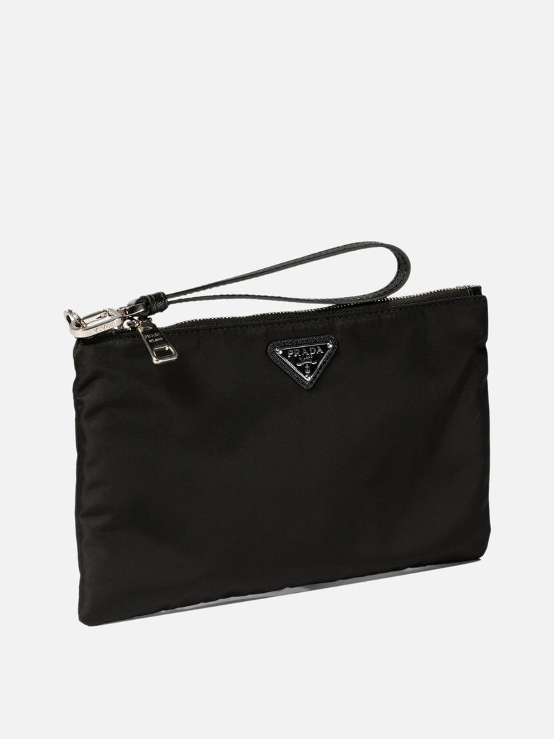 Vietti Prada Pouch in Re-Nylon e Saffiano Fino Al -60%