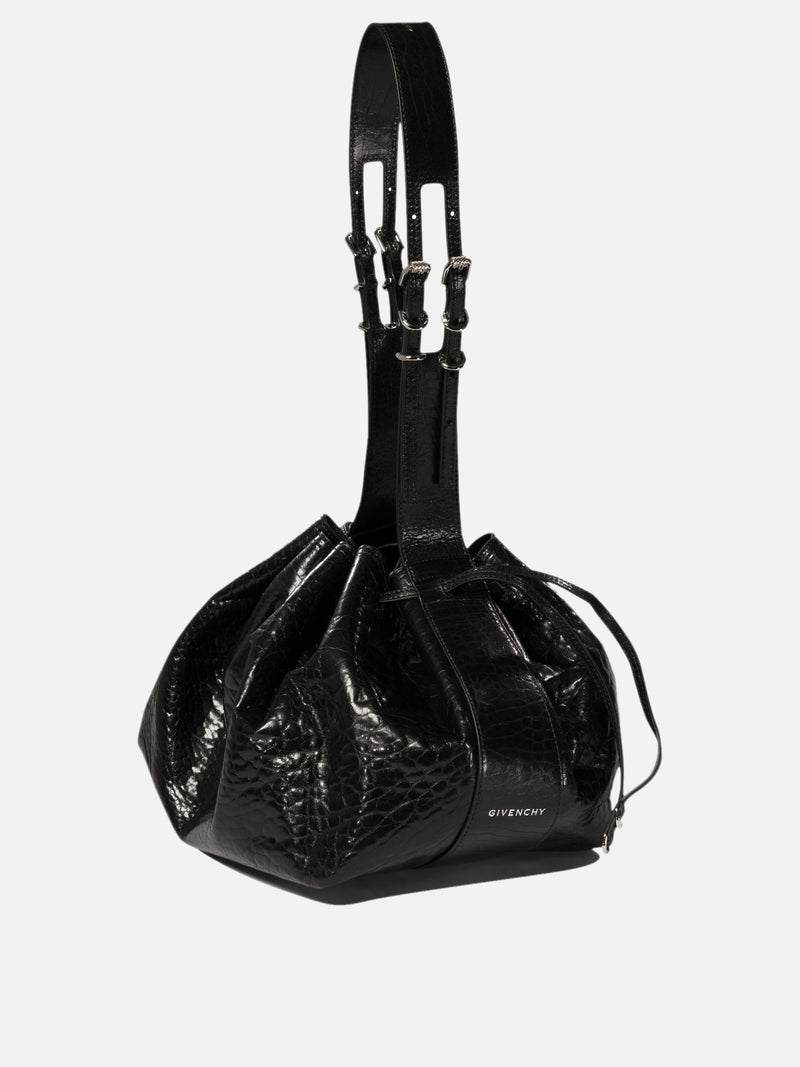 Vietti Givenchy Borsa a spalla "Pumpkin Medium" in pelle verniciata craquelé 50% di sconto con spedizione gratuita