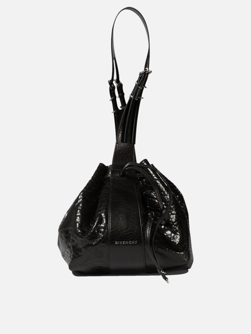 Vietti Givenchy Borsa a spalla "Pumpkin Medium" in pelle verniciata craquelé 50% di sconto con spedizione gratuita