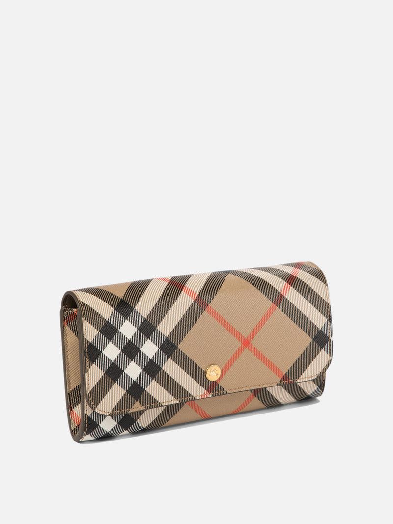 Vietti Burberry Portafoglio continental Check Fino Al -60%
