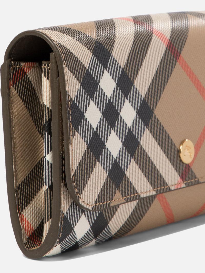 Vietti Burberry Portafoglio continental Check Fino Al -60%