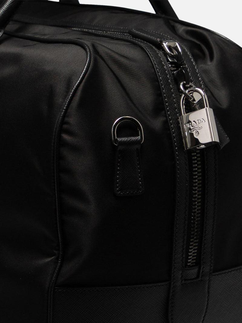 Vietti Prada Borsone da viaggio in Re-Nylon e Saffiano Offerta esclusiva