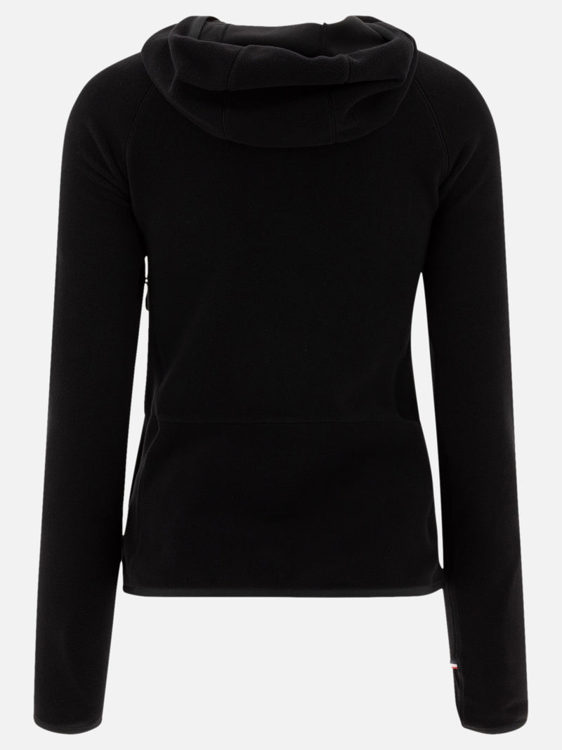 Vietti Moncler Grenoble Giacca in pile con cappuccio e zip Prezzo basso