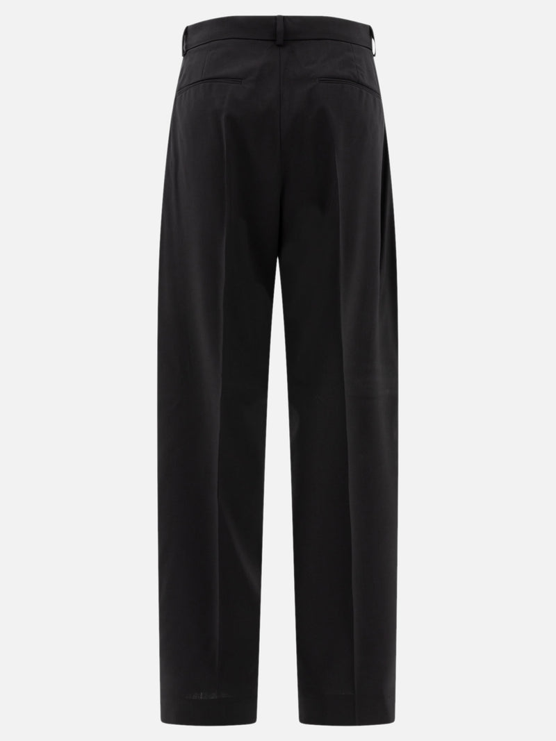 Vietti Max Mara Sportmax Pantaloni oversize in lana stretch Fino al 50% di sconto