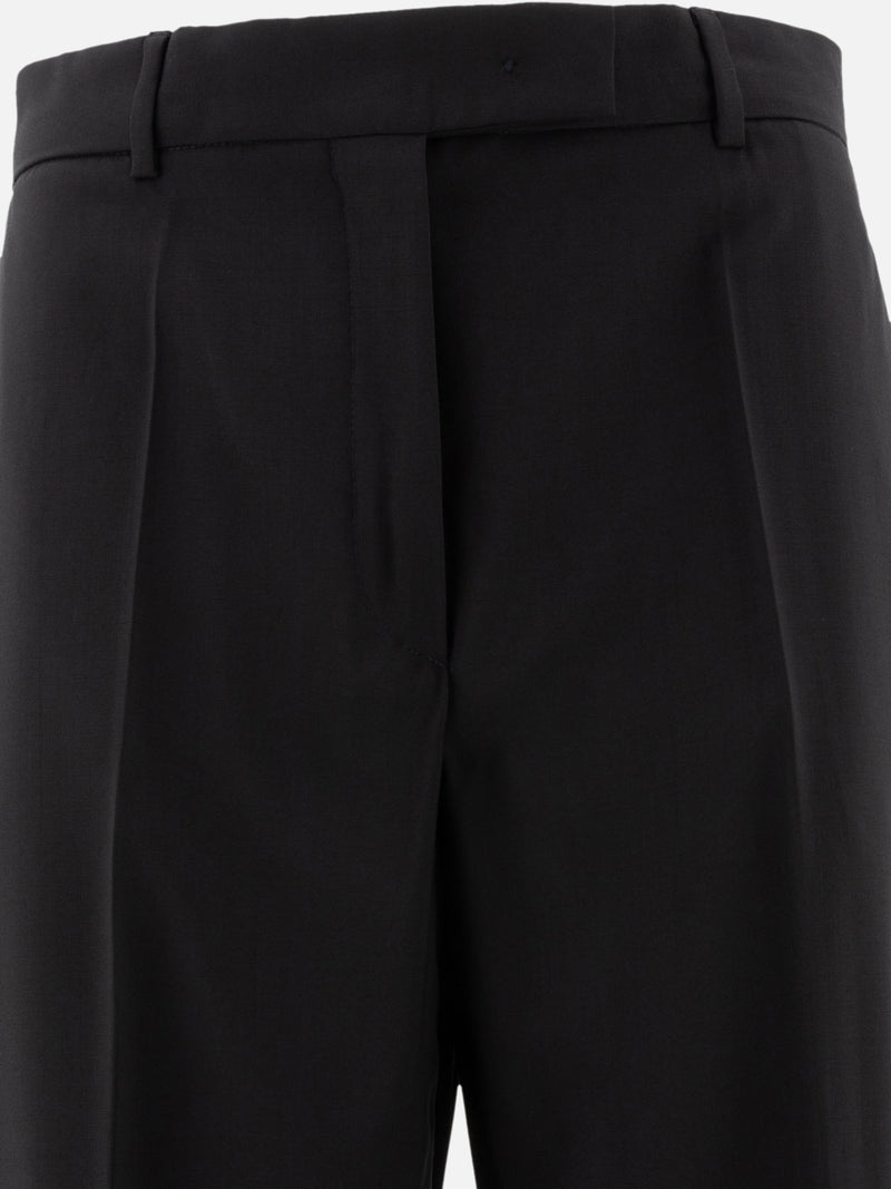 Vietti Max Mara Sportmax Pantaloni oversize in lana stretch Fino al 50% di sconto
