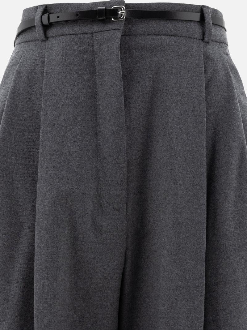 Vietti Max Mara Sportmax Pantaloni oversize in lana stretch Fino al 60% di sconto