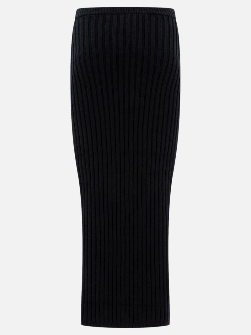 Vietti Max Mara Gonna in maglia di lana e cashmere Sostegno trimestrale
