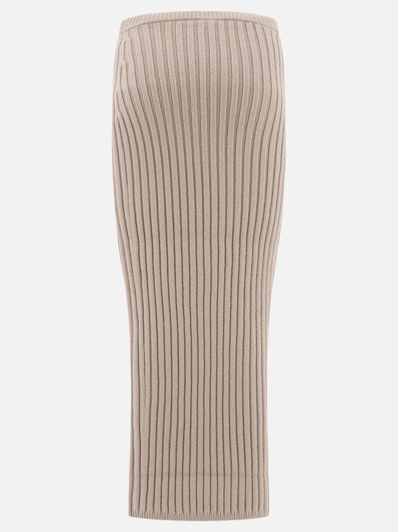 Vietti Max Mara Gonna in maglia di lana e cashmere Fino al 55% di sconto
