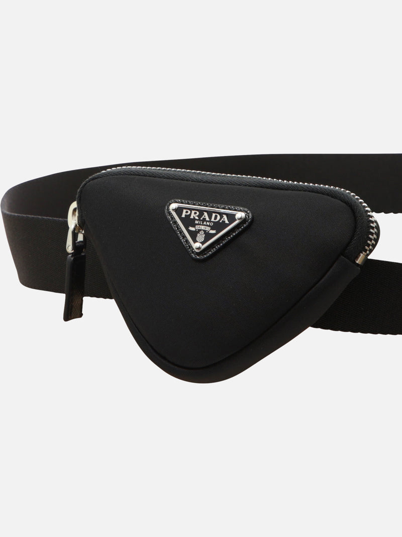 Vietti Prada Cintura con pouch in Re-Nylon Grande vendita