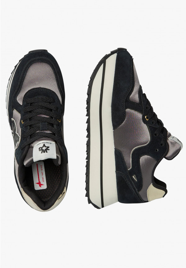 W6yz Sneakers in suede e tessuto tecnico Nero -DEVA W 2025