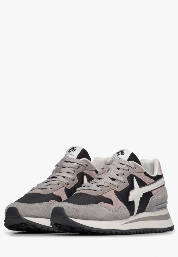 W6yz Sneakers in tessuto tecnico e suede Grigio -YAK-W Rilascio limitato