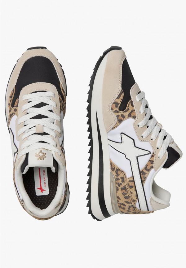 W6yz Sneakers in tessuto tecnico e suede Bianco-Grigio -YAK-W Acquista Ora