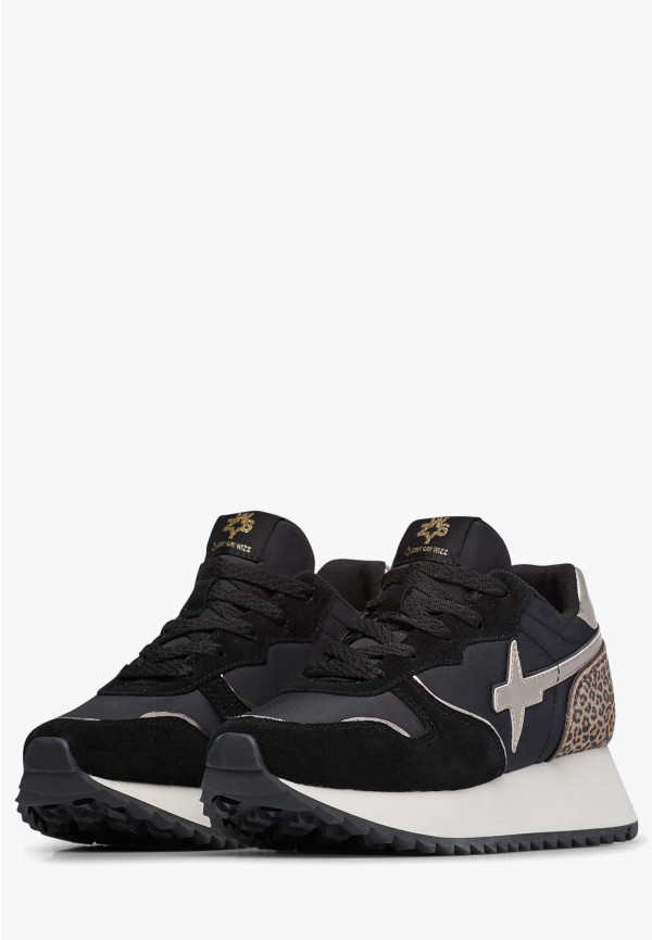 W6yz Sneakers in suede e tessuto tecnico Rosa -JET-W Promozione Limitata